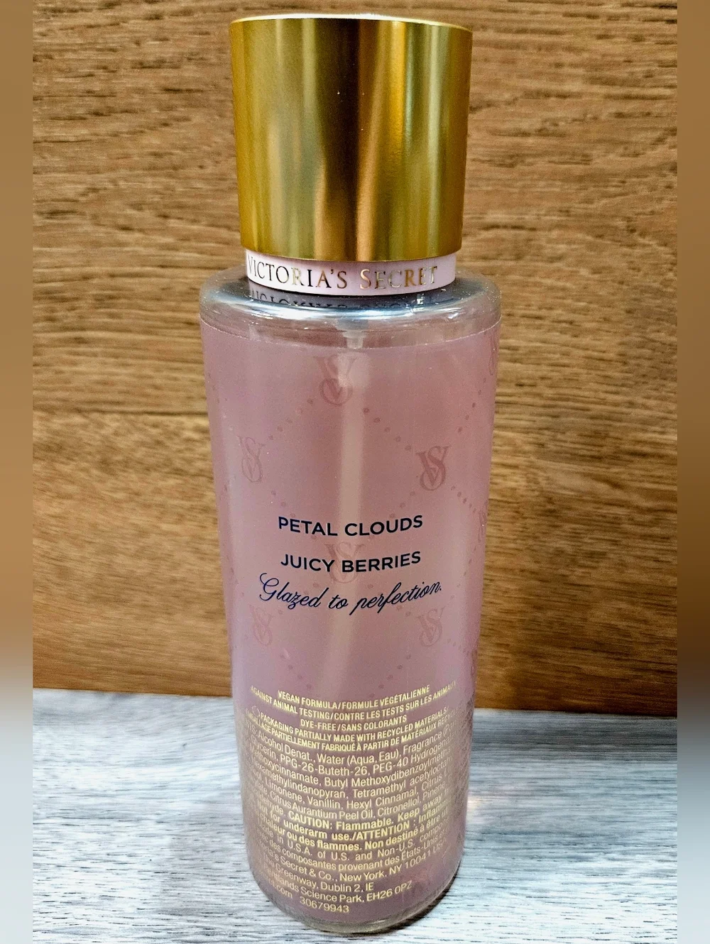 Victoria's Secret Glazed Petals & Berries Body Mist 8.4oz NEW BAKED BY VS
